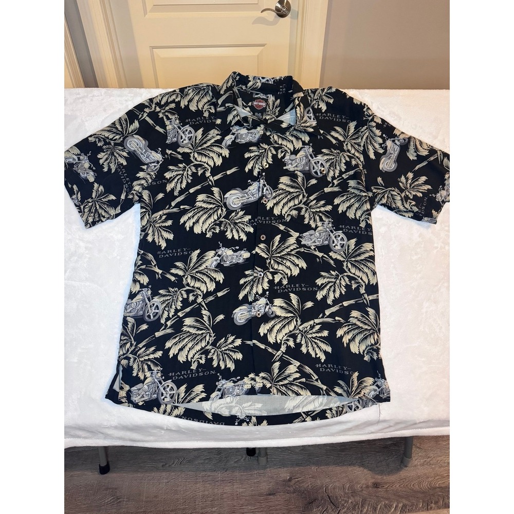 Harley-Davidson shirt,‎ hawaiian